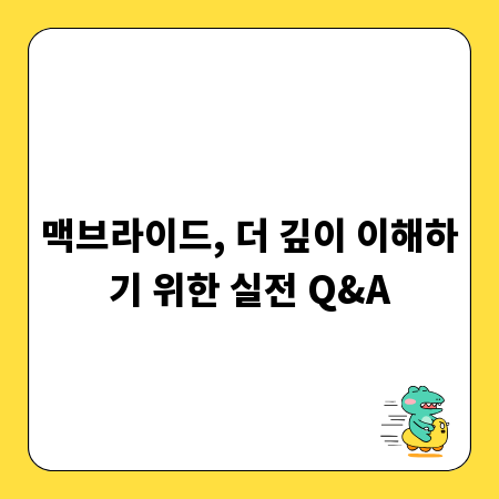 맥브라이드, 더 깊이 이해하기 위한 실전 Q&A