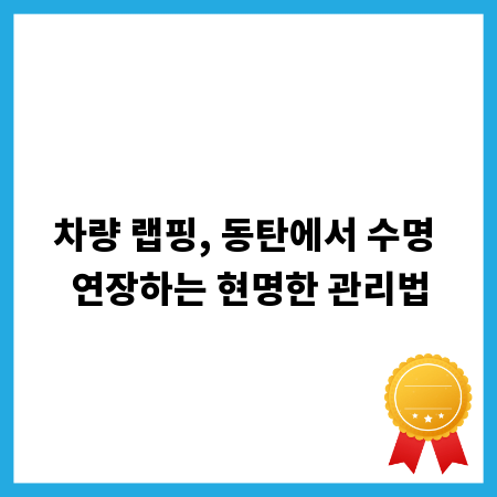 차량 랩핑, 동탄에서 수명 연장하는 현명한 관리법
